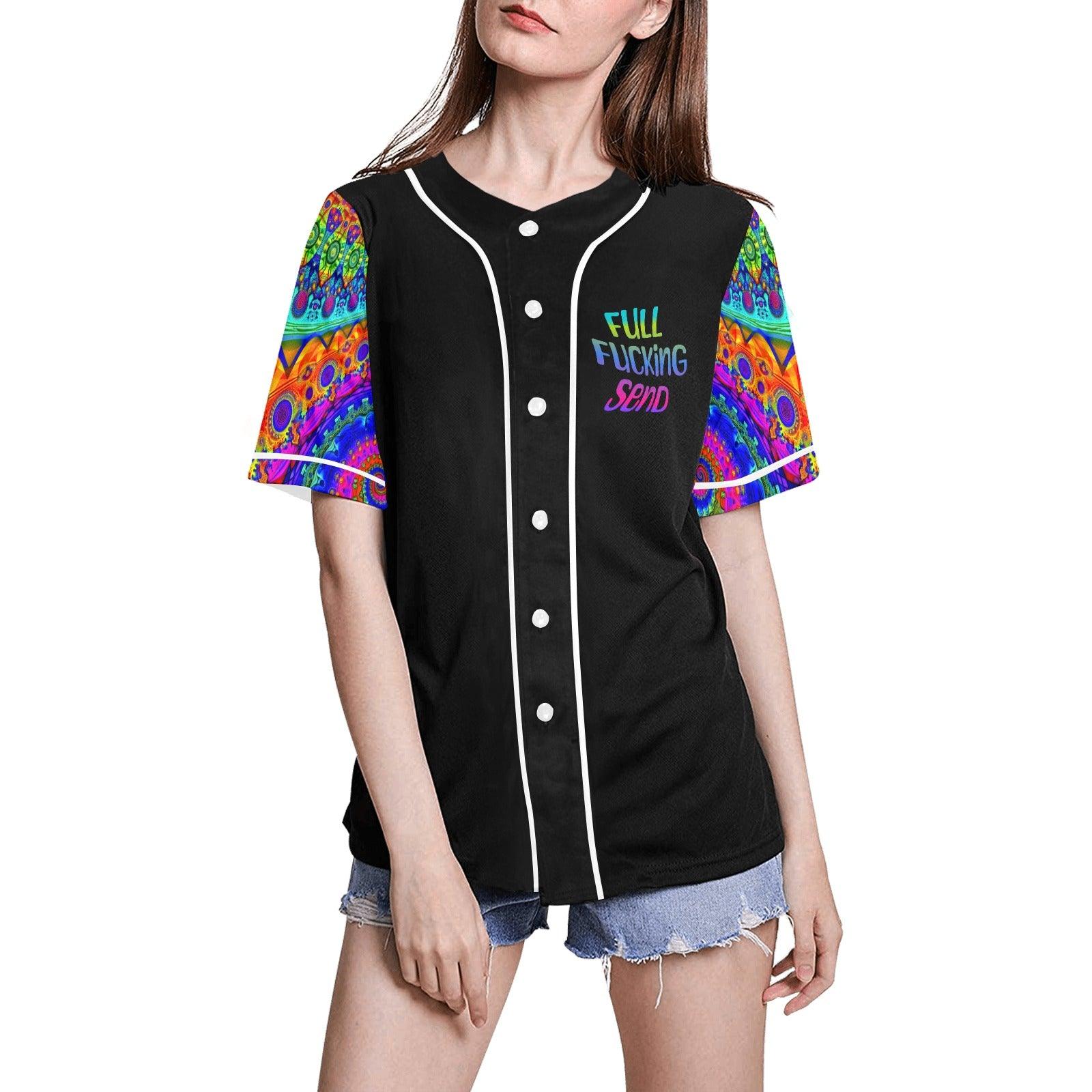 Wanderlust X Full F*cking Send Baseball Jersey - Garden Of EDM