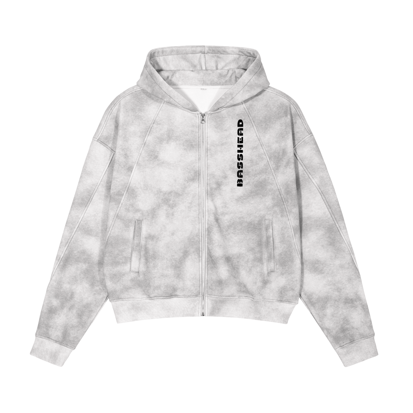 Basshead Boxy Zip-up Fleece Hoodie