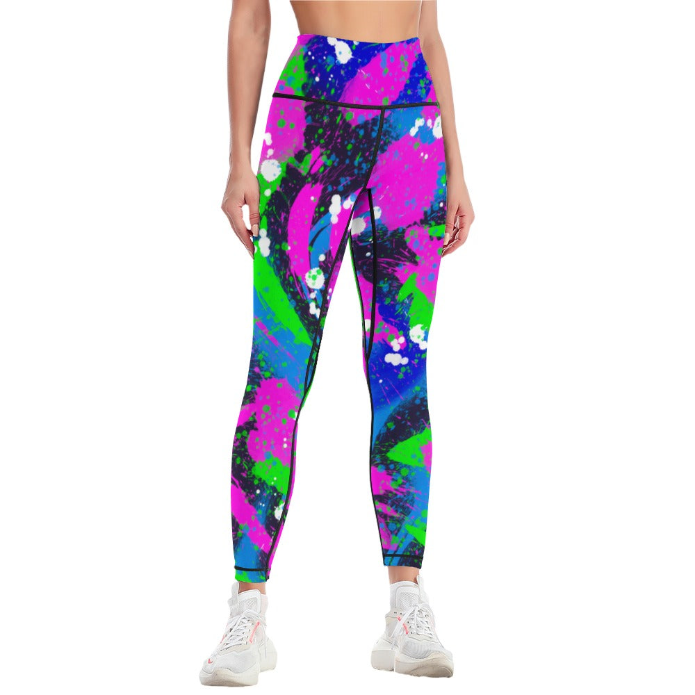 Saved by The Rave Yoga Pants - Garden Of EDM