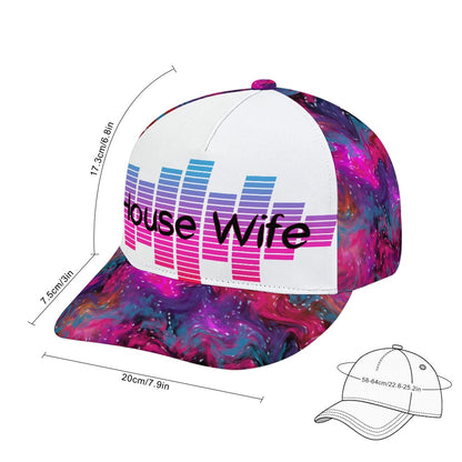 Nebular House Wife Snapback (Wht)