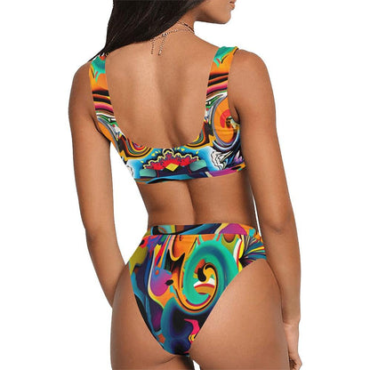 SOL Vibes High-Waisted Set - Garden Of EDM