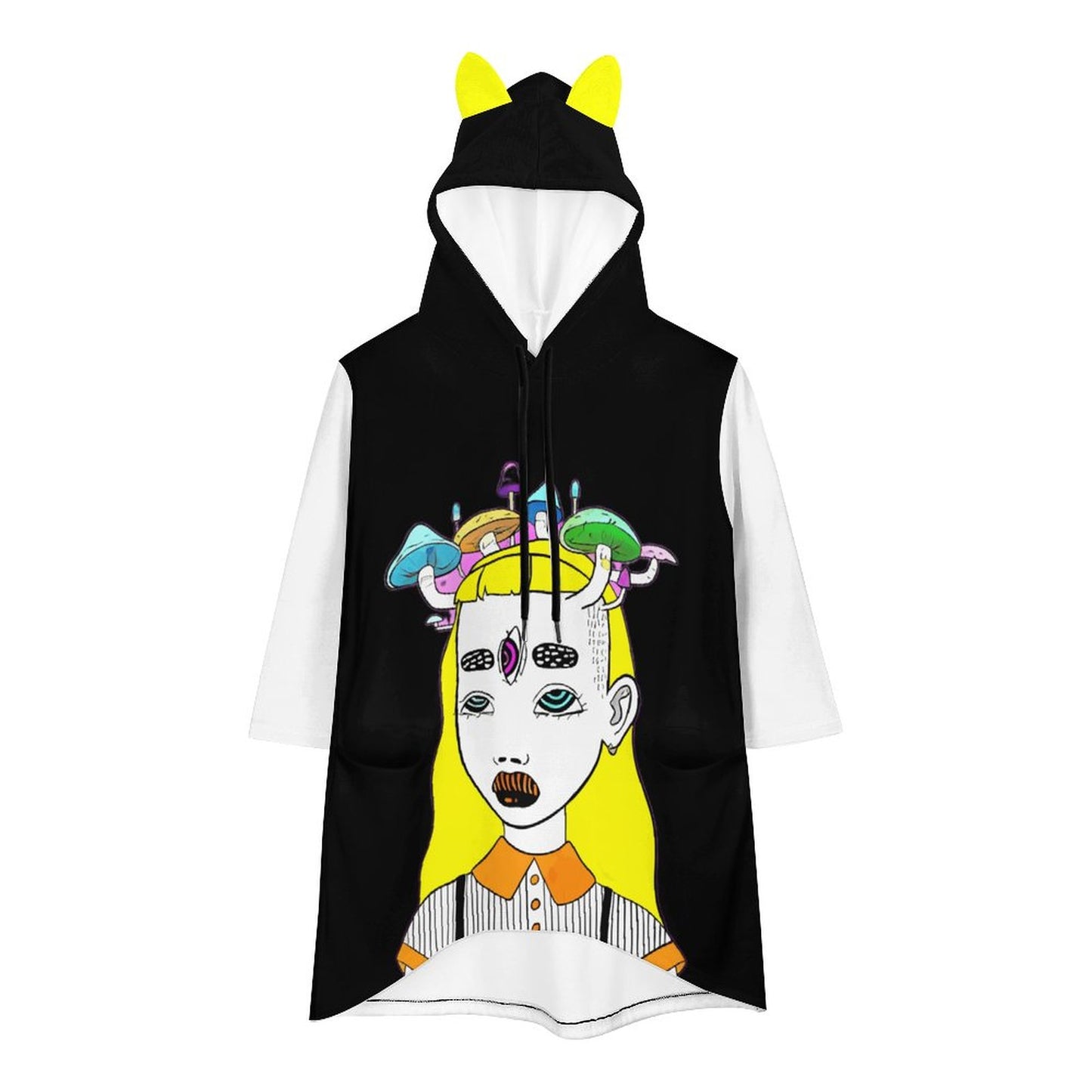 Open Your Mind Kitten Ear Hoodie