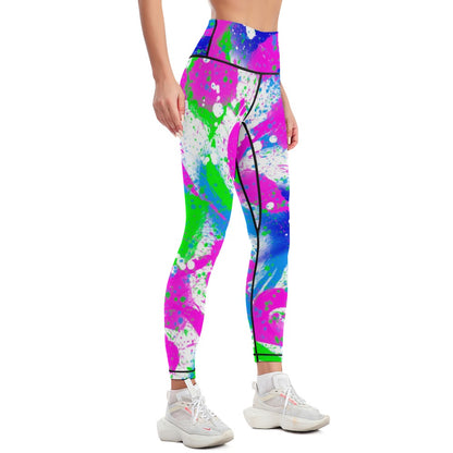 Saved by The Rave Yoga Pants - Garden Of EDM