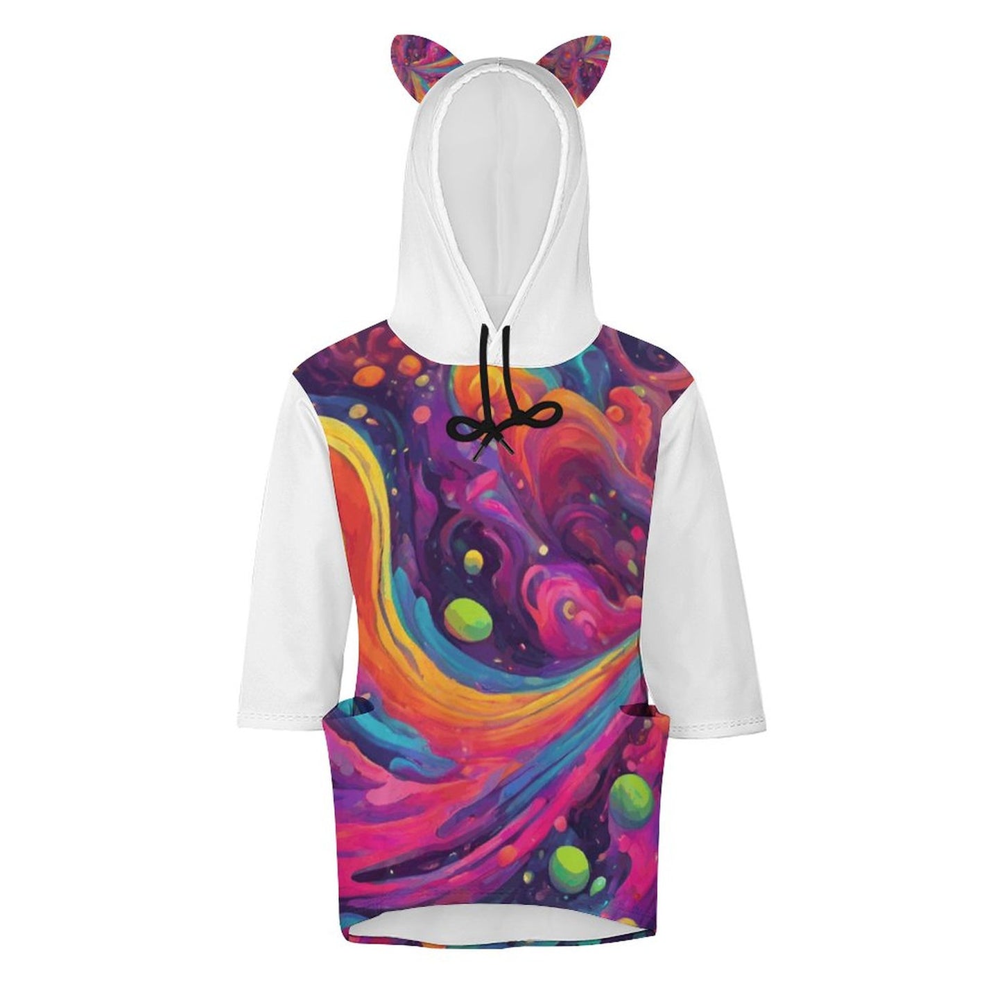 In The Clouds Kitten Ear Hoodie