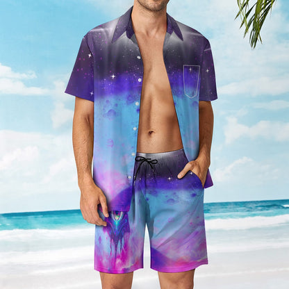 Celestial Focus Shorts Set