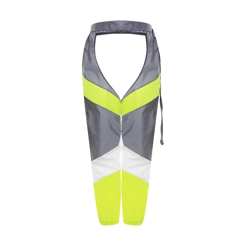 Lime Green Reflective Chaps - Garden Of EDM