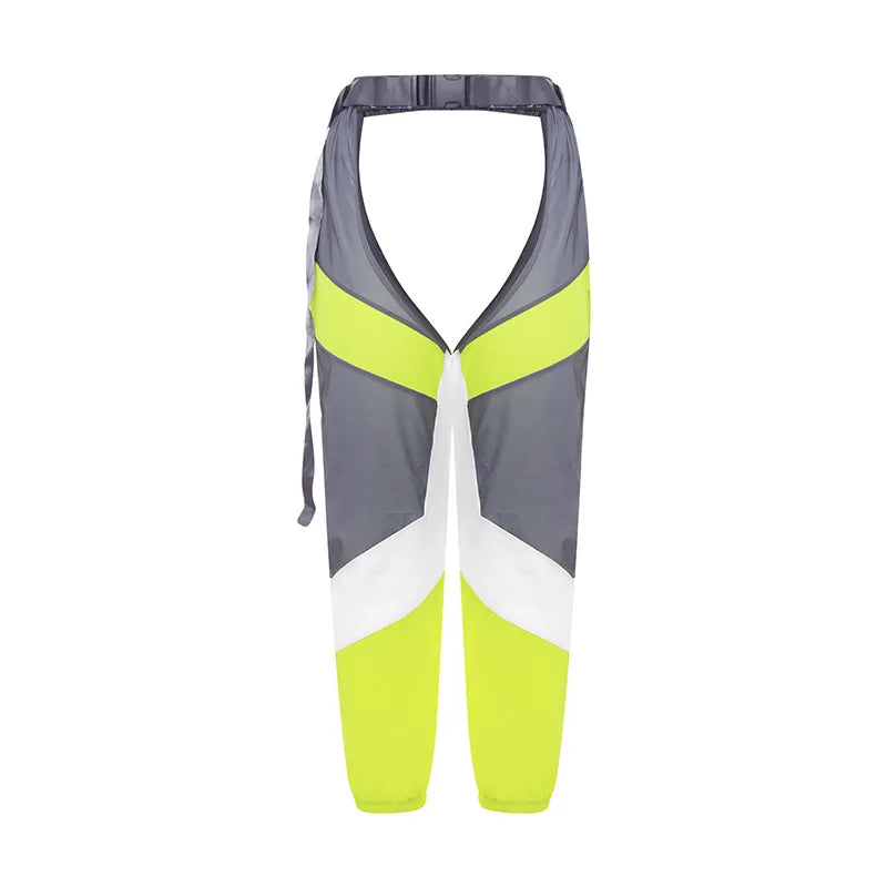 Lime Green Reflective Chaps - Garden Of EDM