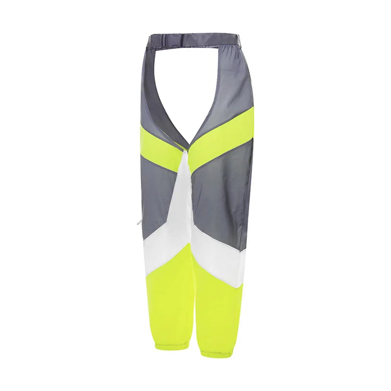 Lime Green Reflective Chaps - Garden Of EDM