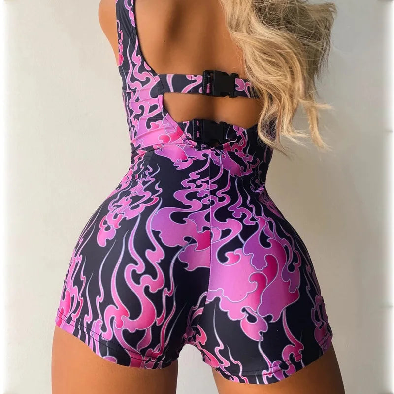 Shuffle Flames Romper