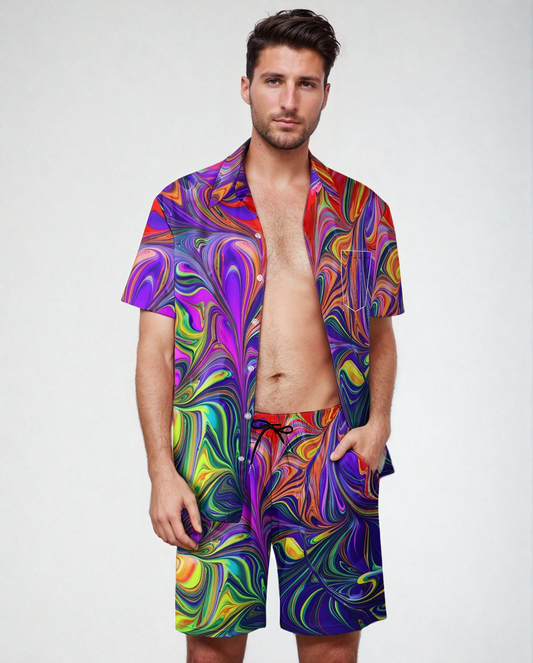 Rave Drip Short Set