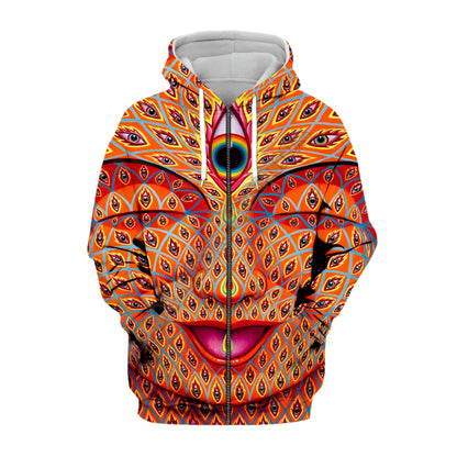 Third Eye Zip Up Hoodie