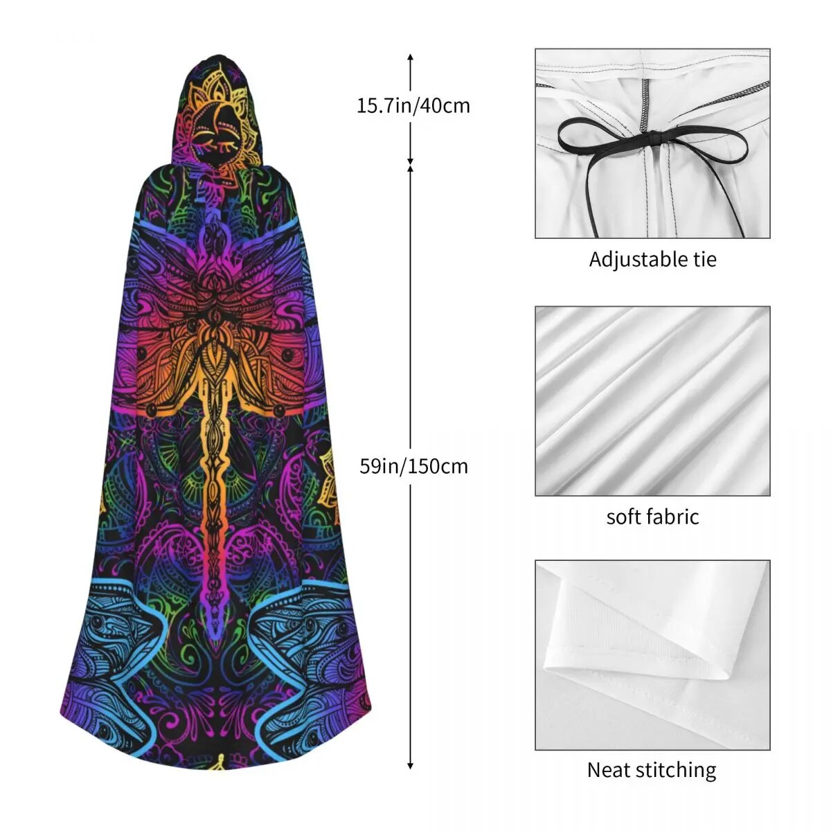 Dragonfly Reversible Cloak - Garden Of EDM