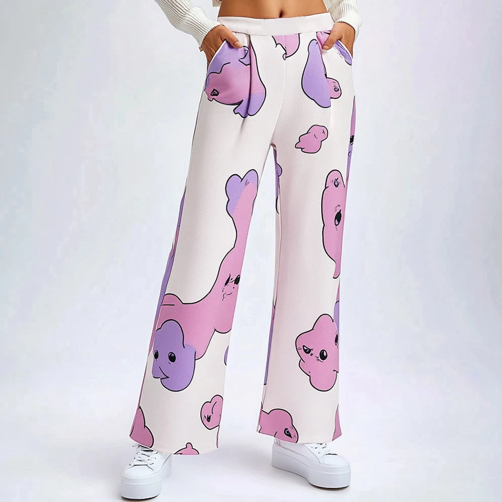 Cloud Friends Wide Leg Pants