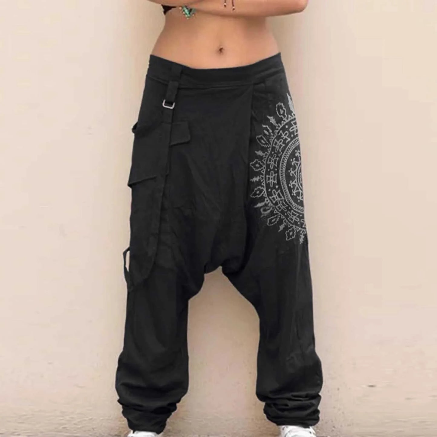 Wide Leg Harem Pants