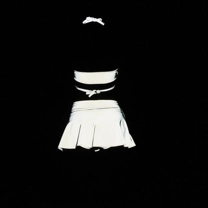 Reflective Skirt Set - Garden Of EDM