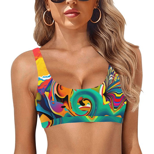 SOL Vibes Bikini Top - Garden Of EDM