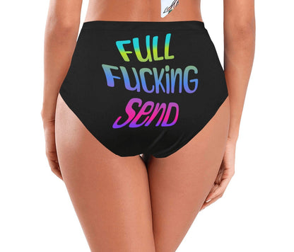 Full F*cking Send High Waisted Bottoms - Garden Of EDM