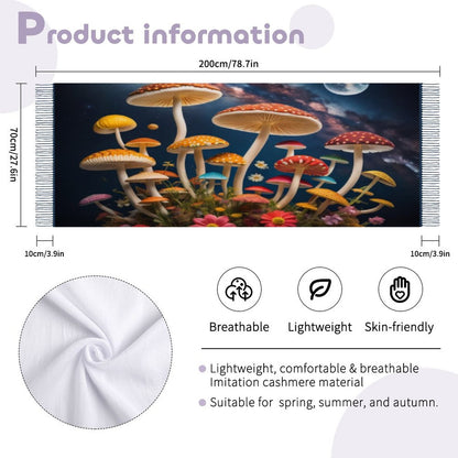 Mushroom Garden Pashmina