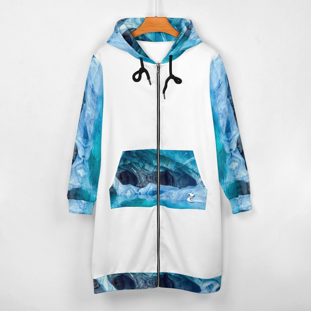 Cuevas de Marmol Long Hoodie (wht)