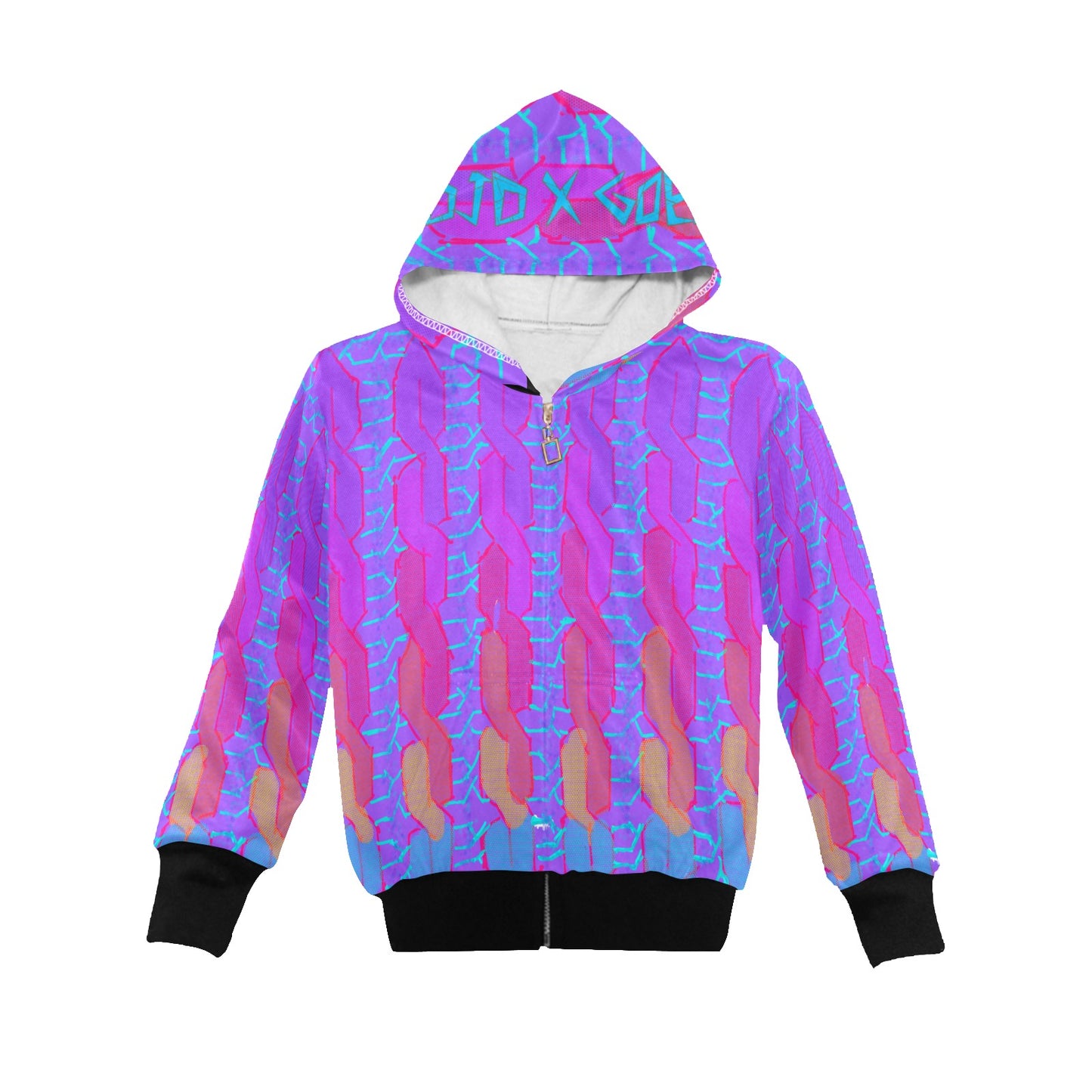 Infinity Warp Big Girls' Zip Up Hoodie