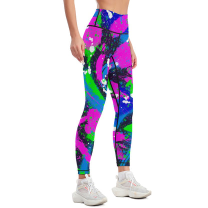 Saved by The Rave Yoga Pants - Garden Of EDM