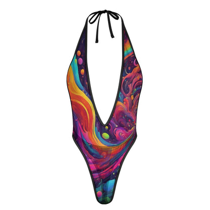 Galactic Dreamer V-Front Bodysuit