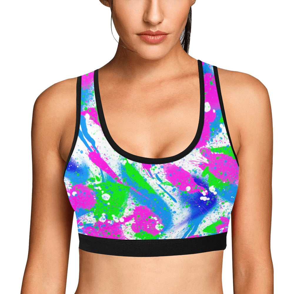 Saved By The Rave Sports Bra - Garden Of EDM