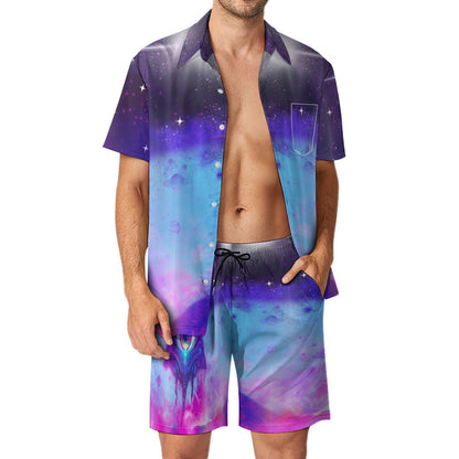 Celestial Focus Shorts Set