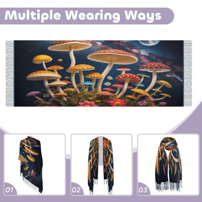 Mushroom Garden Pashmina