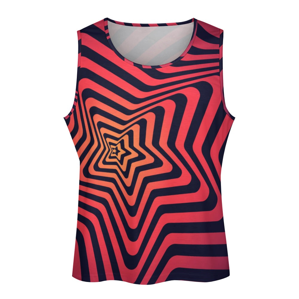 Red Illusions Masc Tank