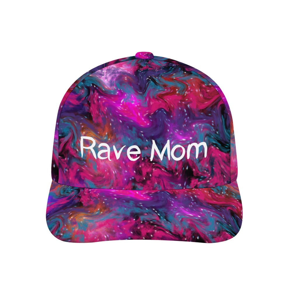 Nebular Rave Mom Snapback (Full Print)