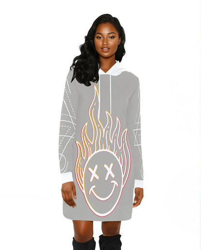 Happy Balance Mini Hoodie Dress