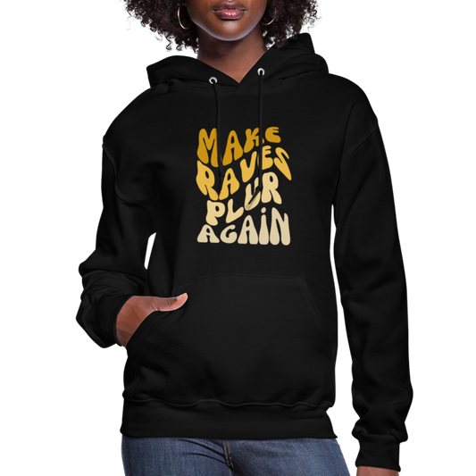 Makes Raves Plur Women's Hoodie - black