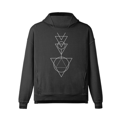 Sacred Balance Turtleneck GOEDM Signature Hoodie