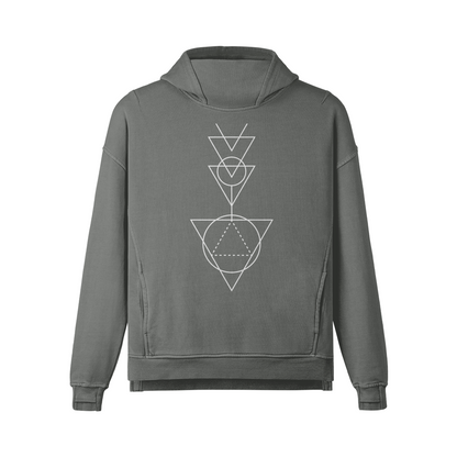 Sacred Balance Turtleneck GOEDM Signature Hoodie