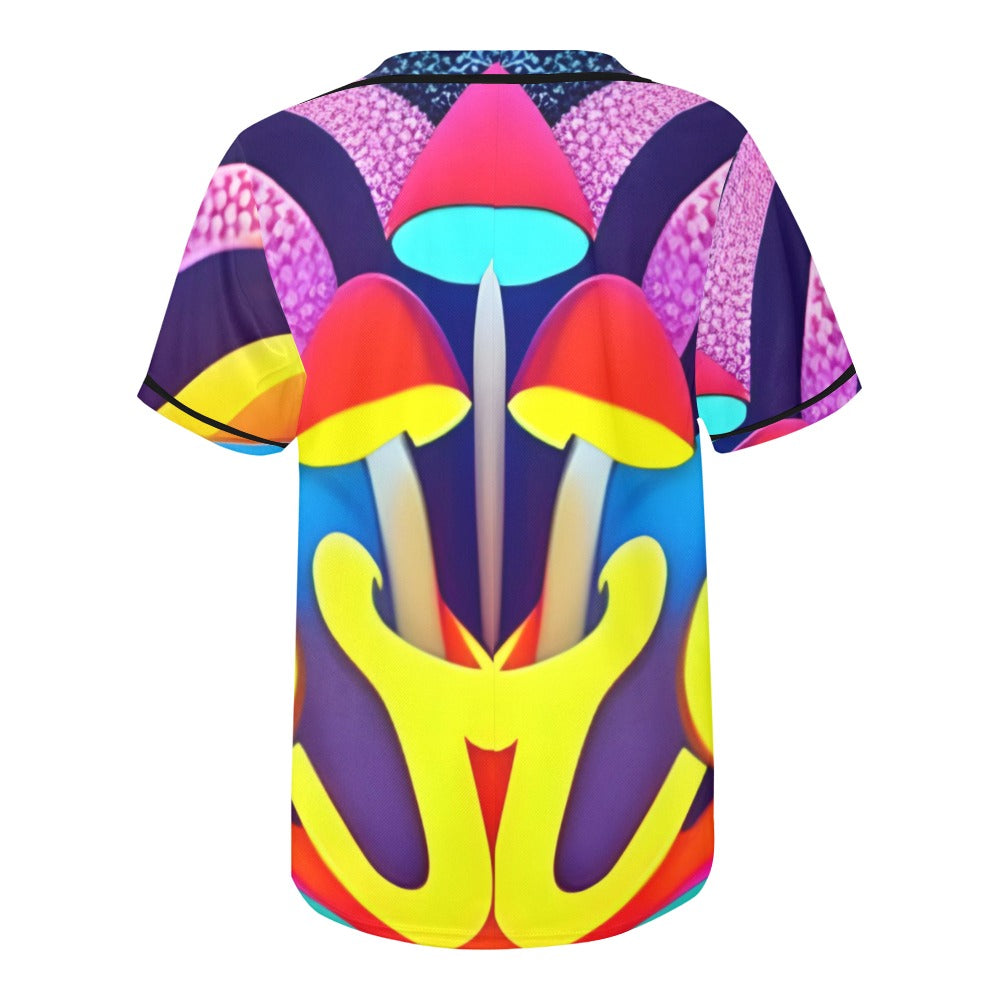 Mushroom Masc Baseball Jersey - Garden Of EDM