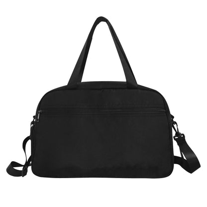 HeadBanger BlK Travel Bag with shoe compartment (Black) - Garden Of EDM