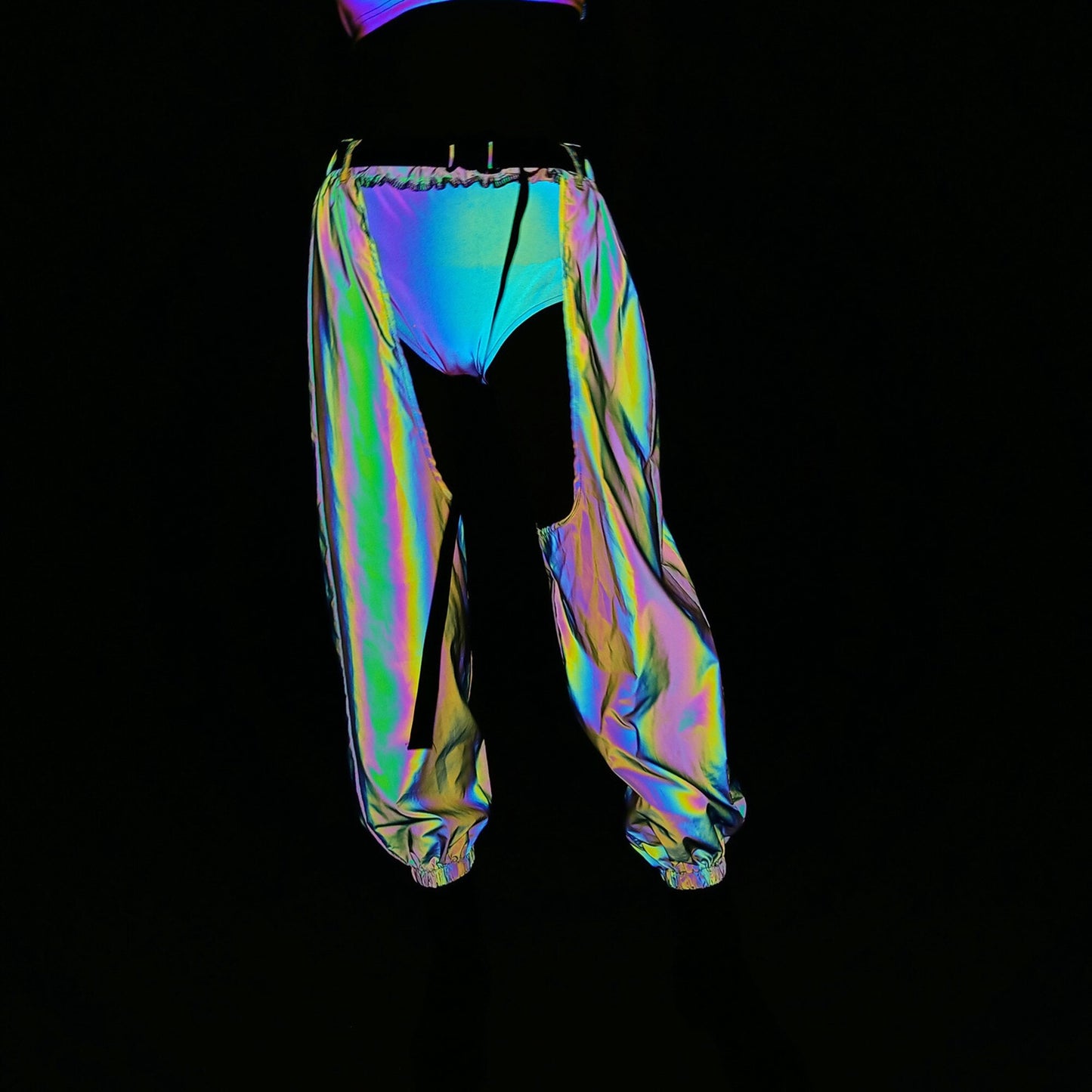 Reflective Rainbow Chaps