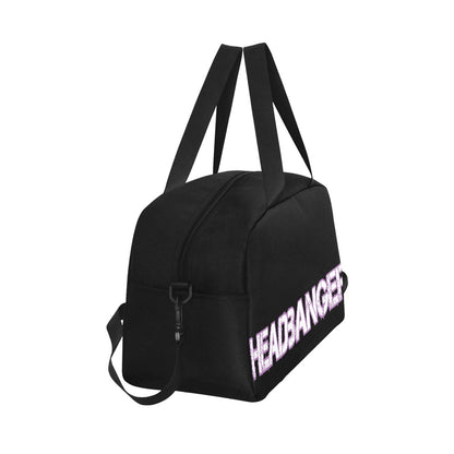 HeadBanger BlK Duffle Travel Bag with shoe compartment - Garden Of EDM