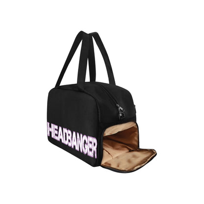 HeadBanger BlK Duffle Travel Bag with shoe compartment - Garden Of EDM