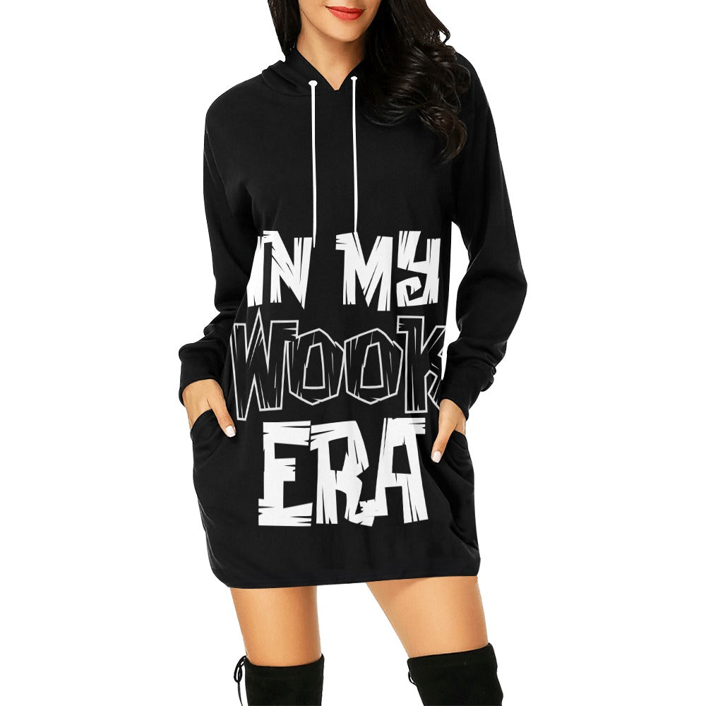 In My Wook Era Hoodie Mini Dress - Garden Of EDM