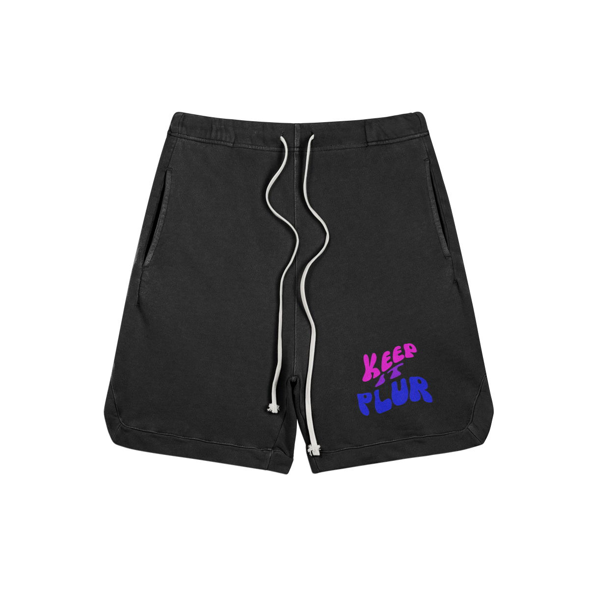 Keep It PLUR Sweat Shorts - Garden Of EDM