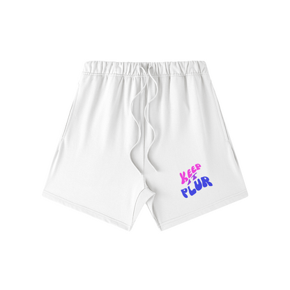 Keep It PLUR Oversized Shorts - Garden Of EDM