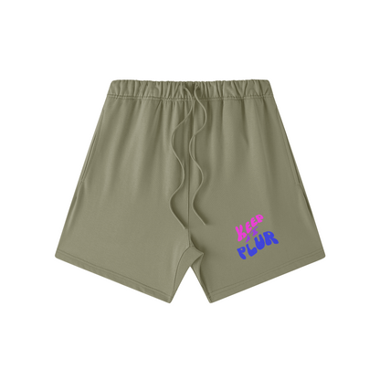 Keep It PLUR Oversized Shorts - Garden Of EDM