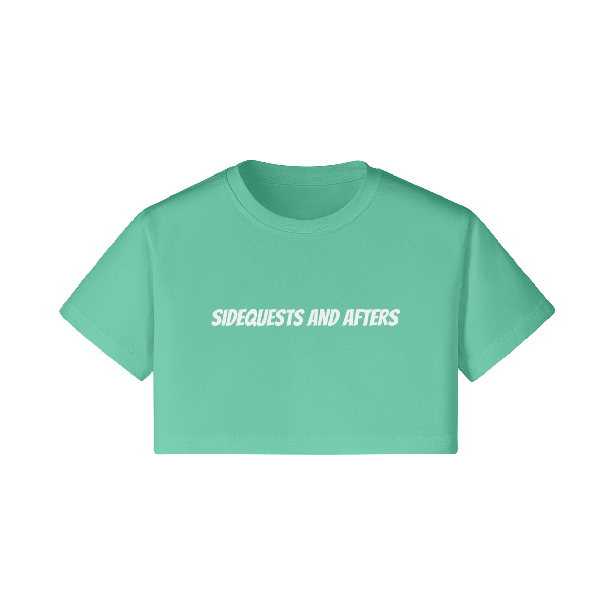 Sidequests And Afters Crop Top - Garden Of EDM